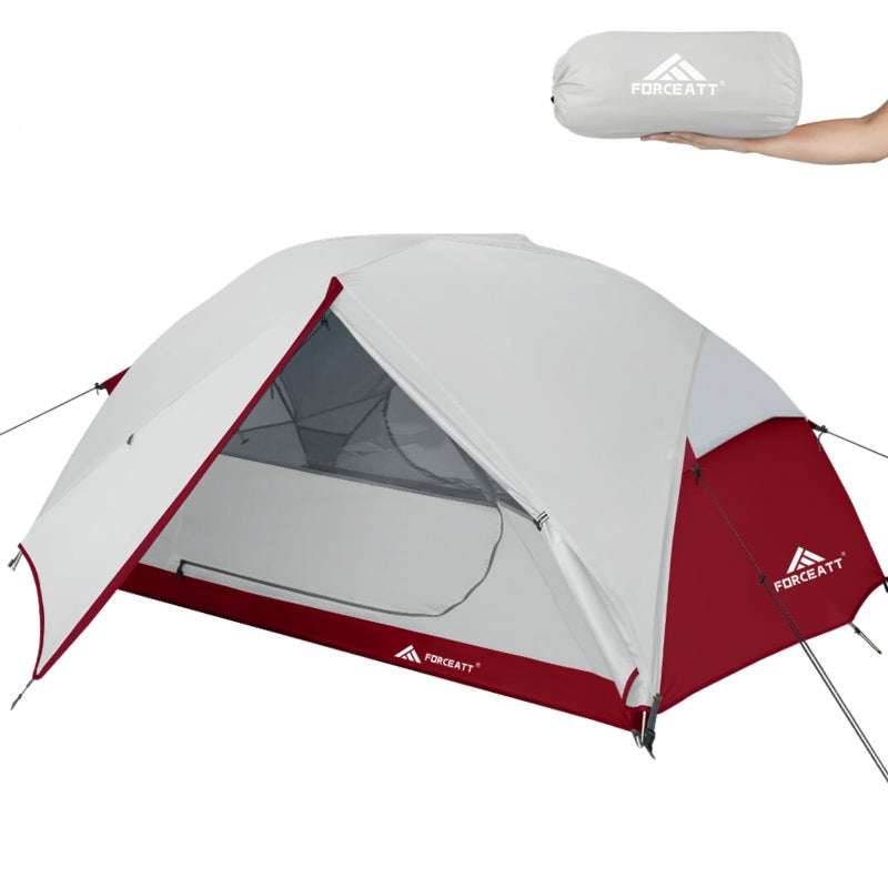 Forceatt Tent 3 Person Camping Tent, Waterproof and Windproof 3-4 Seasons Ultralight Backpack Tent, can be Installed Immediately, Suitable for Hiking, Camping, Outdoorâ€¦ - Image 1